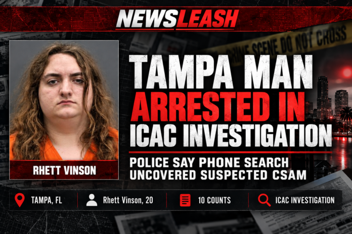 Tampa Man Arrested in Child Sexual Abuse Material Investigation